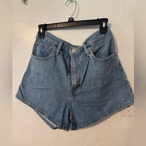 Levi’s high waisted mom shorts